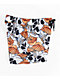 Empyre Skull Print Orange Mesh Shorts - Thumbnail image 4 of 5