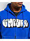 Empyre Slime Blue Crop Zip Hoodie - Thumbnail image 3 of 5