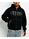 Empyre Slime Rhinestone Black Crop Zip Hoodie - Thumbnail image 1 of 5