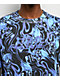 Empyre Smokeshow Skulls Blue & Black Boxy T-Shirt - Thumbnail image 3 of 7
