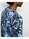 Empyre Smokeshow Skulls Blue & Black Boxy T-Shirt - Thumbnail image 5 of 7