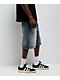 Empyre Spin Off Blasted Blue Wash Loose Fit Skate Shorts - Thumbnail image 6 of 6