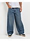 Empyre Spin Off Medium Blue Wash Ultra Wide Jeans - Thumbnail image 1 of 7