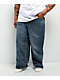 Empyre Spin Off Medium Blue Wash Ultra Wide Skate Jeans - Thumbnail image 3 of 7