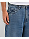 Empyre Spin Off Medium Blue Wash Ultra Wide Skate Jeans - Thumbnail image 5 of 7