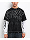 Empyre Sports Homie Black Wash & Natural 2fer Long Sleeve T-Shirt - Thumbnail image 2 of 9