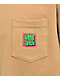 Empyre Stacked Logo Tan Crop Pocket T-Shirt - Thumbnail image 2 of 2