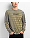 Empyre Stove Top Green Stripe Long Sleeve Knit T-Shirt - Thumbnail image 1 of 4
