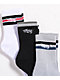 Empyre Stripe Logo Black, White, & Grey 3-Pack Ankle Socks - Thumbnail image 2 of 2