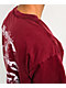 Empyre Sweet Grunge Maroon Wash Boxy T-Shirt - Thumbnail image 4 of 4