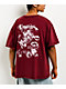 Empyre Sweet Grunge Maroon Wash Boxy T-Shirt - Thumbnail image 1 of 4