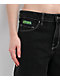 Empyre Sydney Marble Black Wash Loose Fit Denim Shorts - Thumbnail image 4 of 5