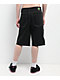 Empyre Sydney Marble Black Wash Loose Fit Denim Shorts - Thumbnail image 2 of 5
