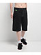 Empyre Sydney Marble Black Wash Loose Fit Denim Shorts - Thumbnail image 1 of 5