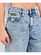 Empyre Sydney Partay Blue Light Wash Denim Shorts - Thumbnail image 4 of 7