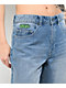 Empyre Sydney Shindig Light Blue Loose Fit Denim Shorts - Thumbnail image 3 of 4
