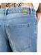 Empyre Sydney Shindig Light Blue Loose Fit Denim Shorts - Thumbnail image 4 of 4
