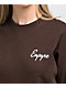 Empyre Talk Is Cheap Brown Long Sleeve T-Shirt - Thumbnail image 3 of 3