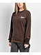 Empyre Talk Is Cheap Brown Long Sleeve T-Shirt - Thumbnail image 2 of 3