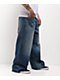 Empyre Tank Blue Wash Ultra Wide Skate Jeans - Thumbnail image 3 of 5
