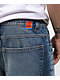 Empyre Tank Blue Wash Ultra Wide Skate Jeans - Thumbnail image 4 of 5