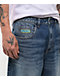 Empyre Tank Blue Wash Ultra Wide Skate Jeans - Thumbnail image 5 of 5