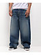 Empyre Tank Blue Wash Ultra Wide Skate Jeans - Thumbnail image 1 of 5