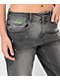 Empyre Tara Splatter Grey Low Rise Denim Skate Jeans - Thumbnail image 4 of 8