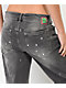 Empyre Tara Splatter Grey Low Rise Denim Skate Jeans - Thumbnail image 5 of 8