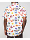 Empyre Tate Flutter By White Short Sleeve Button Up Shirt - Thumbnail image 3 of 4
