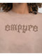 Empyre Tavia Brown Wash Boxy Crop T-Shirt - Thumbnail image 3 of 3