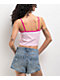 Empyre Terrie Pink Crop Tank Top - Thumbnail image 2 of 4