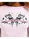 Empyre Thelma Butterfly Pink Crop Thermal Long Sleeve T-Shirt - Thumbnail image 3 of 5