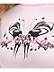 Empyre Thelma Butterfly Pink Crop Thermal Long Sleeve T-Shirt - Thumbnail image 4 of 5