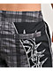 Empyre Thorn Grey Plaid & Black Board Shorts - Thumbnail image 4 of 5