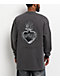 Empyre Thorned Hearts Charcoal Long Sleeve T-Shirt - Thumbnail image 1 of 3