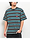 Empyre Tiger Green & Black Stripe Pocket T-Shirt - Thumbnail image 1 of 3
