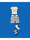 Empyre Tori Blue Acid Wash Denim Cargo Shorts - Thumbnail image 7 of 7
