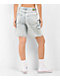 Empyre Tori Blue Acid Wash Denim Cargo Shorts - Thumbnail image 2 of 7