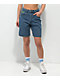 Empyre Tori Blue Wash Loose Fit Skate Shorts - Thumbnail image 1 of 5