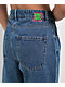 Empyre Tori Dragon Embroidery Blue Denim Skate Jeans - Thumbnail image 7 of 8