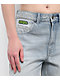 Empyre Tori Glacier Blue Wash Loose Fit Denim Skate Shorts - Thumbnail image 4 of 6