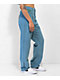 Empyre Tori Pleated Blue Corduroy Skate Pants  - Thumbnail image 3 of 6
