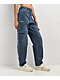 Empyre Tori Porkchop Pocket Blue Cargo Skate Jeans - Thumbnail image 3 of 8