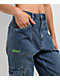 Empyre Tori Porkchop Pocket Blue Cargo Skate Jeans - Thumbnail image 5 of 8