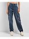 Empyre Tori Porkchop Pocket Blue Cargo Skate Jeans - Thumbnail image 1 of 8