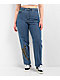 Empyre Tori Scorpion Embroidery Blue Skate Jeans - Thumbnail image 9 of 10