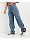Empyre Tori Shindig Blue Zip Off Cargo Jeans - Thumbnail image 2 of 15
