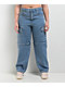 Empyre Tori Shindig Blue Zip Off Cargo Jeans - Thumbnail image 3 of 15