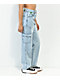 Empyre Tori jeans de skate cargo lavados en azul claro